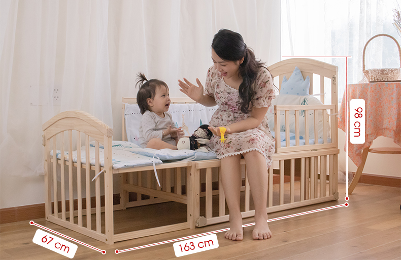 thông số chuẩn của sản phẩm nôi cũi Chilux