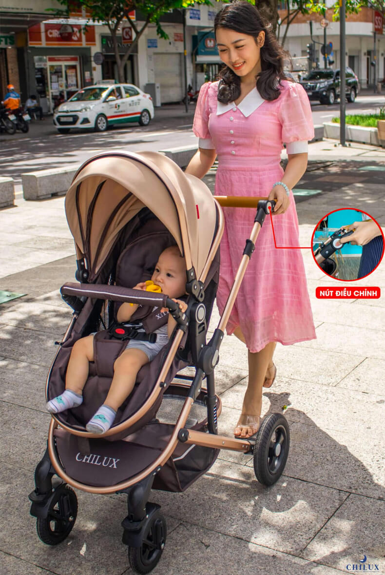 Xe đẩy nôi đa năng Chilux V1.6