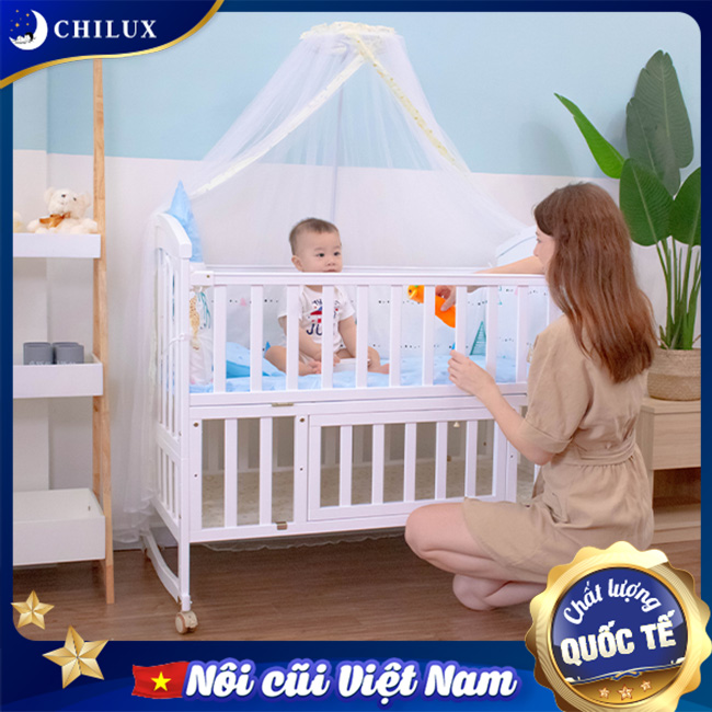 Cũi em bé cao cấp Chilux với thiết kế sang trọng cao cấp Cũi em bé cao cấp Chilux với thiết kế sang trọng cao cấp