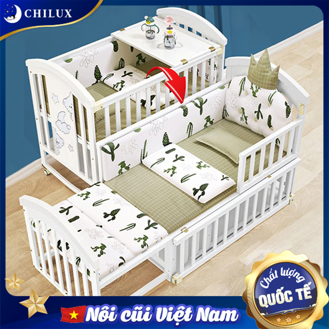 Nôi em bé ngủ Chilux với thiết kế đẹp và tích hợp những chế độ đa năng đồng hành cùng bé đến 12 tuổi Nôi em bé ngủ Chilux với thiết kế đẹp và tích hợp những chế độ đa năng đồng hành cùng bé đến 12 tuổi
