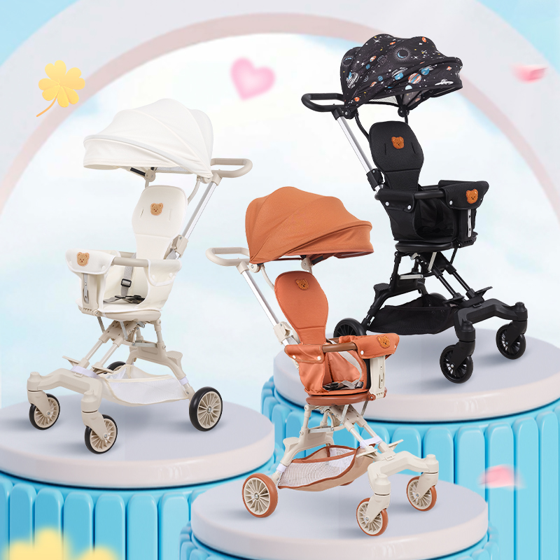 Xe đẩy gấp gọn Chilux M22 có mái che cho bé