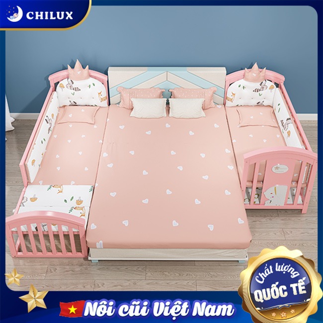 Các mẫu giường cũi cho bé màu sắc tươi sáng,dễ thương Các mẫu giường cũi cho bé màu sắc tươi sáng,dễ thương