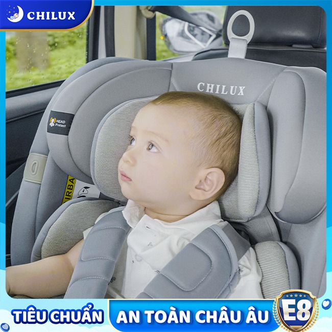 Ghế ngồi ô tô cho bé Chilux cao cấp có đệm lót mềm mại chống xóc an toàn
