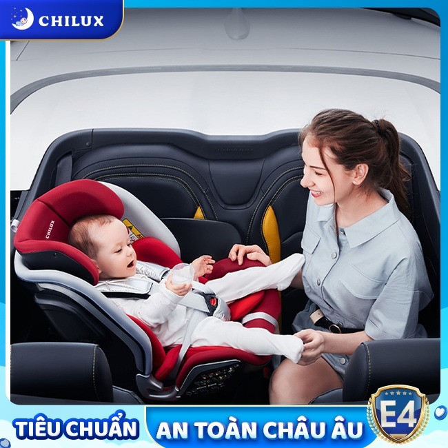 Ghế ngồi ô tô cho bé Chilux lắp đặt bằng hệ thống Isofix ba mẹ thuận tiện dễ dàng lắp đặt