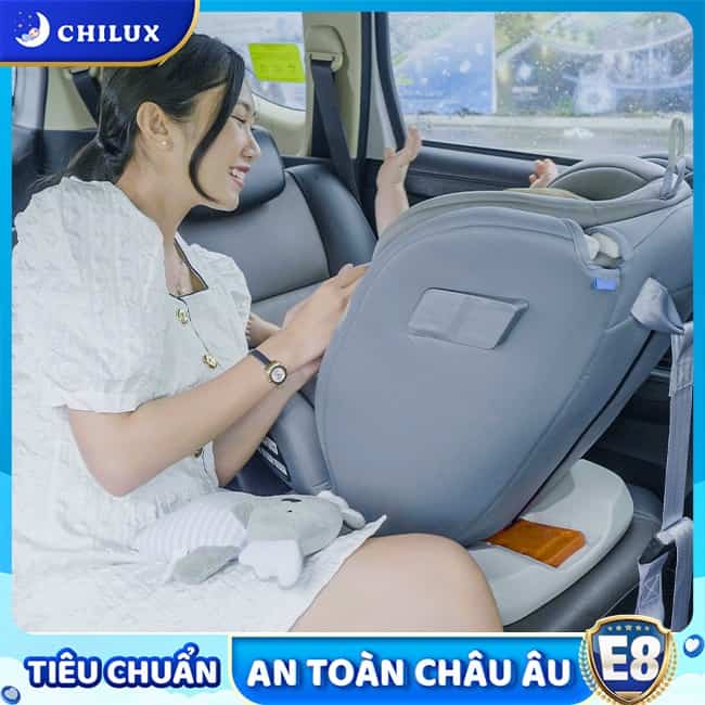 Ghế ngồi ô tô cho trẻ 4 tháng Chilux Roy 360 có khả năng xoay trước sau tiện ích Ghế ngồi ô tô cho trẻ 4 tháng Chilux Roy 360 có khả năng xoay trước sau tiện ích