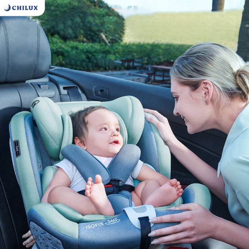Ghế ngồi ô tô cho bé của Chilux ở Hà Nội đạt tiêu chuẩn quốc tế bảo vệ bé an toàn