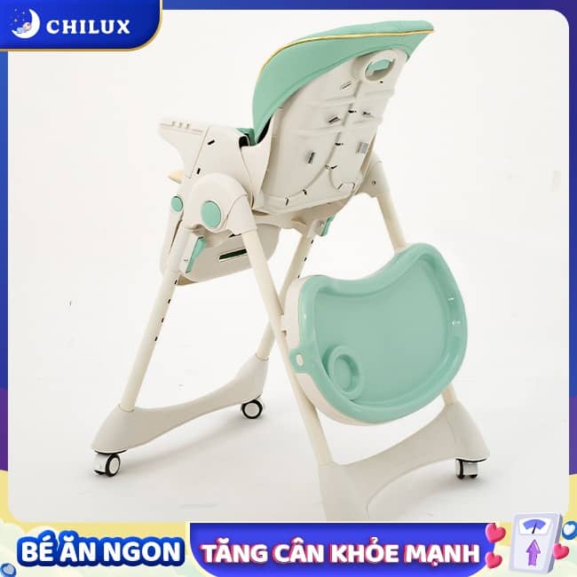 Ghế ăn dặm gấp gọn cho bé Chilux thiết kế linh hoạt thông minh Ghế ăn dặm gấp gọn cho bé Chilux thiết kế linh hoạt thông minh