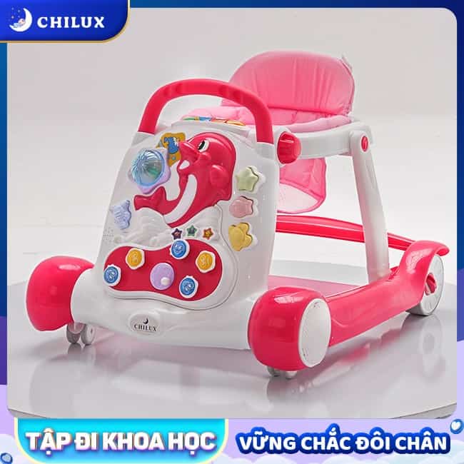 Xe tập đi Chilux sản xuất bằng nhựa PP an toàn cho sức khỏe bé con Xe tập đi Chilux sản xuất bằng nhựa PP an toàn cho sức khỏe bé con