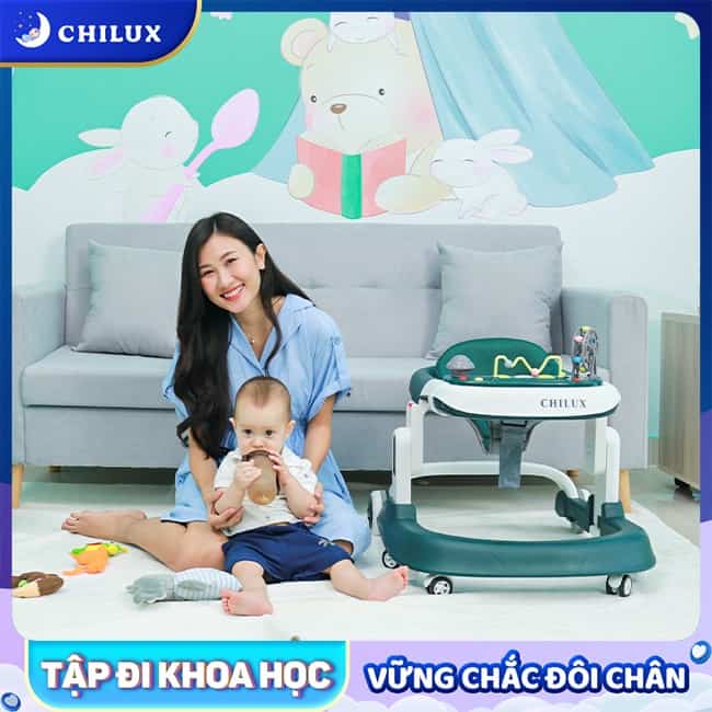 Xe tập đi Chilux Walk G thiết kế khung chữ u định hướng đi thẳng Xe tập đi Chilux Walk G thiết kế khung chữ u định hướng đi thẳng