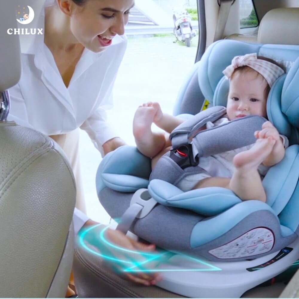 Ghế ngồi ô tô cho bé Chilux tiêu chuẩn Châu Âu E8 bảo vệ bé trên mọi hành trình