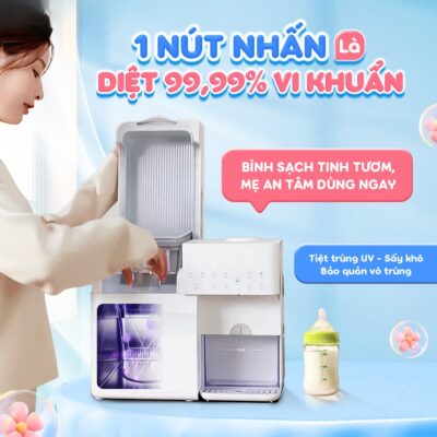 Máy tiệt trùng bình sữa đa năng