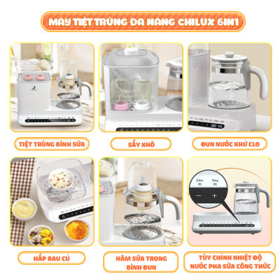 Máy tiệt trùng đa năng chilux 6in1