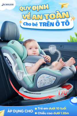 Quy định ghế ô tô an toàn cho trẻ em mới nhất