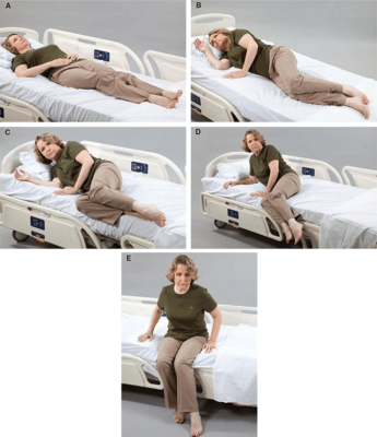 Các bước ngồi dậy sau sinh mổ