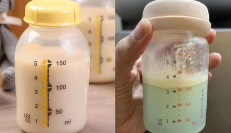 Bắt buộc bỏ sữa khi có vị chua hoặc thay đổi màu sắc bất thường