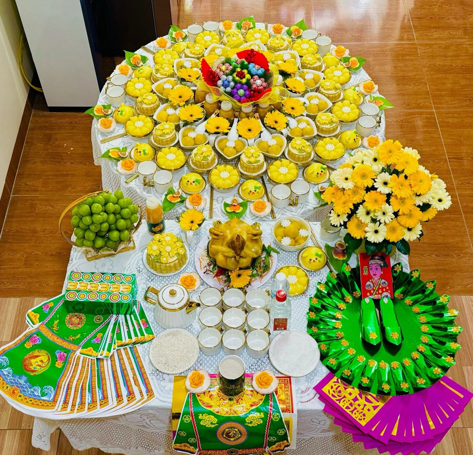 Cách bày mâm cúng thôi nôi đúng phong tục