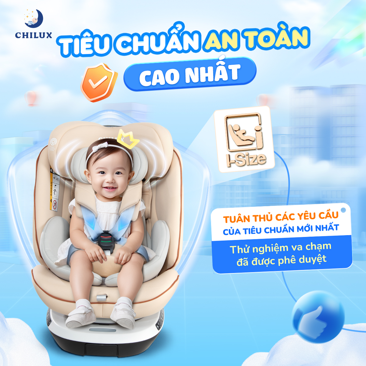 Chilux X86 i-Size – Nâng cấp an toàn theo tiêu chuẩn mới