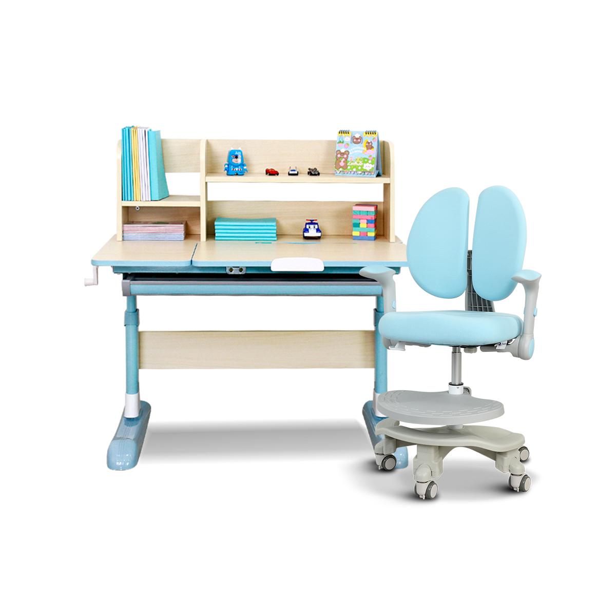 Bàn học thông minh Chilux Smart L gọn gàng, tiết kiệm diện tích