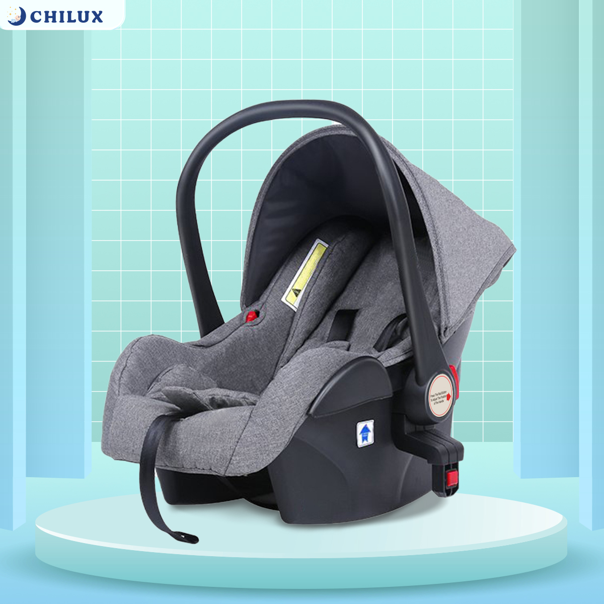 Chilux D23 – Ghế ô tô kiêm nôi xách tiện lợi cho bé sơ sinh