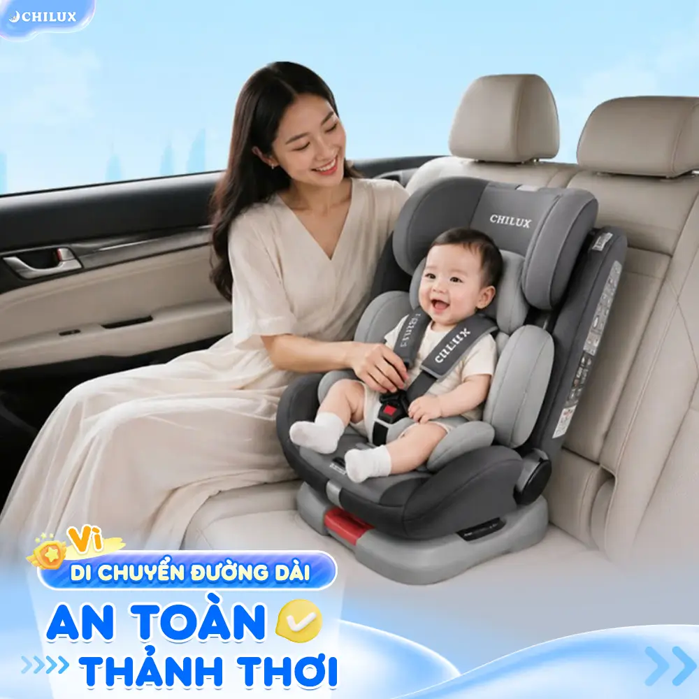 Ghế dành riêng cho bé ngồi trên xe ô tô 
