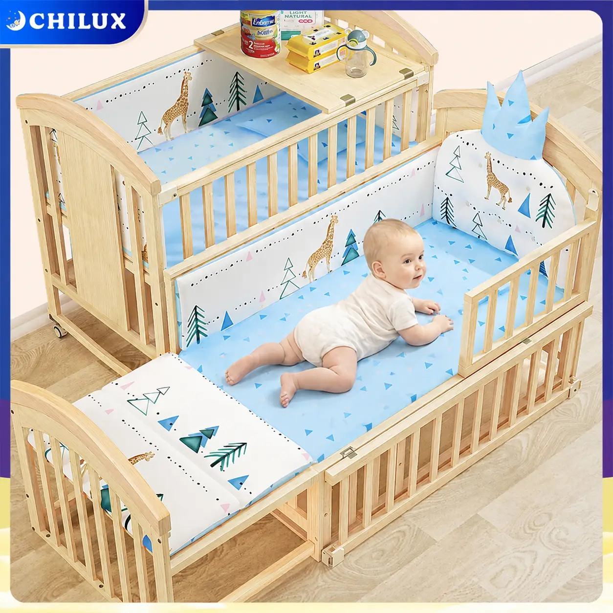 Nôi em bé như chiếc giường thiết kế riêng cho trẻ nhỏ 