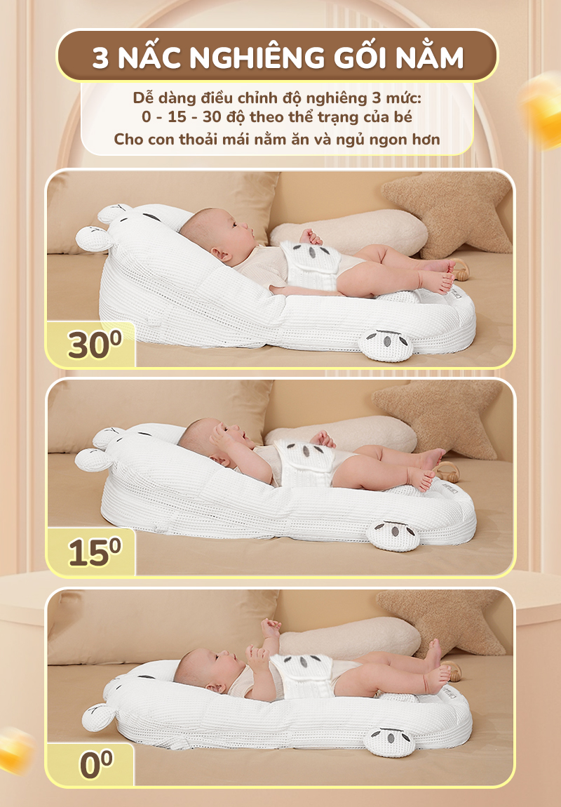 Nên chọn gối chống trào ngược có độ nghiêng phù hợp