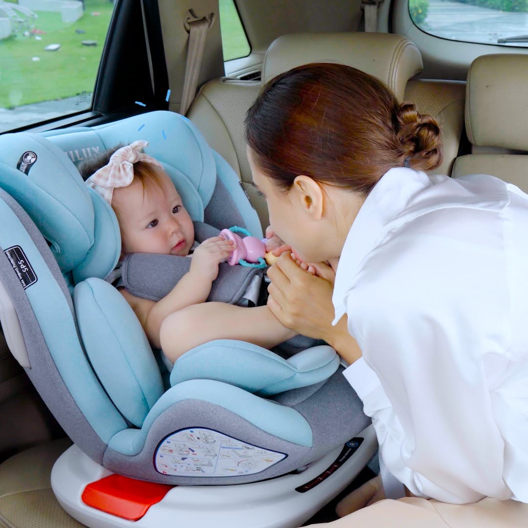 Quy định trẻ em ngồi ghế trước ô tô